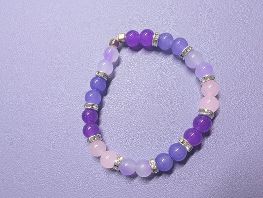 Violet / Rose / Argenté