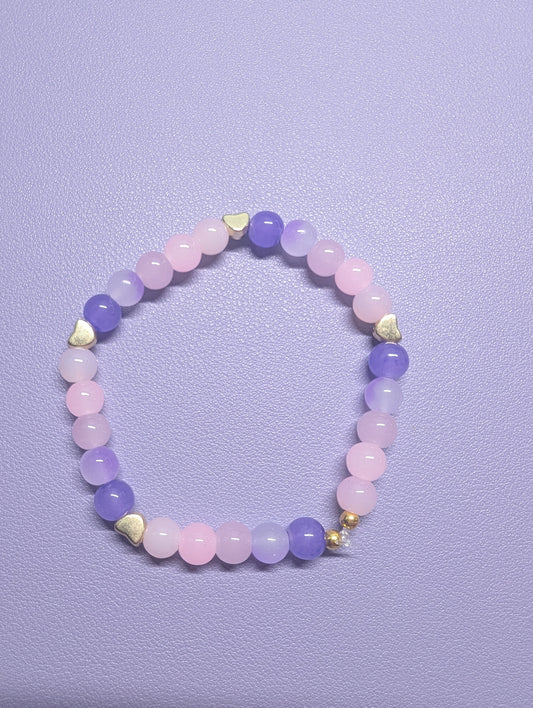 Violet / Rose / Coeur