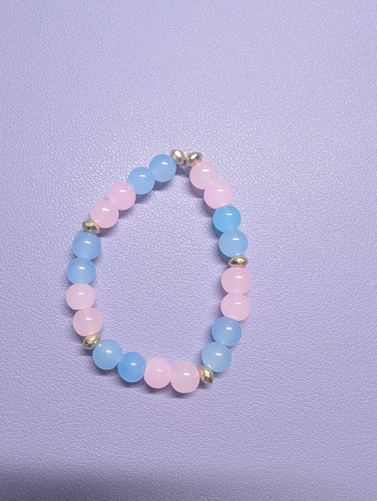 Bleu / Rose / Doré